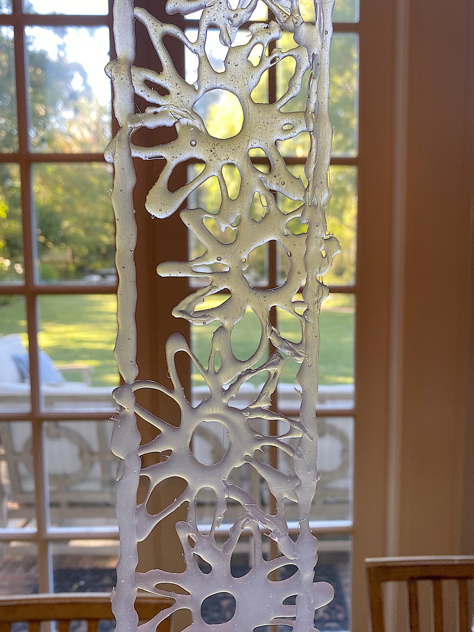 Glue Gun Sunflower Stencil