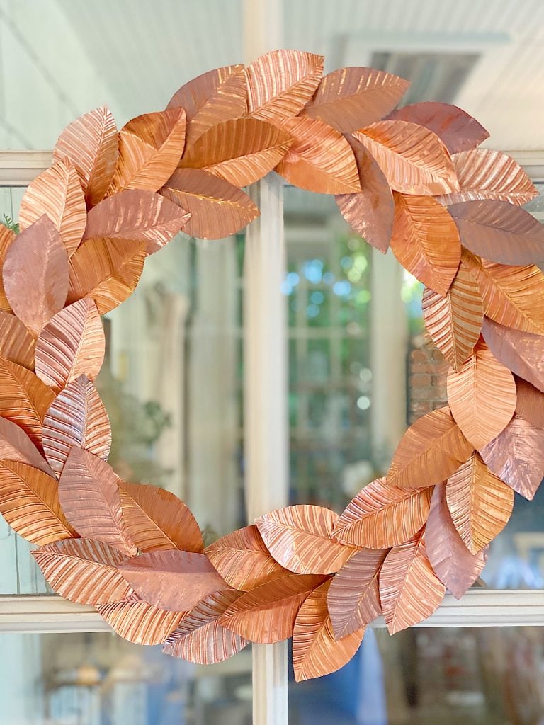 Handmade Copper Wreath