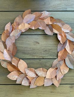 How to Make a Copper Leaf with Cricut
