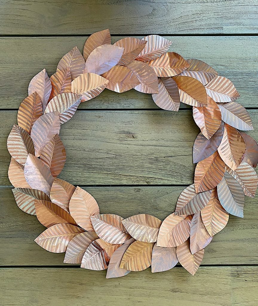 How to Make a Copper Leaf with Cricut