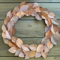 How to Make a Copper Leaf with Cricut