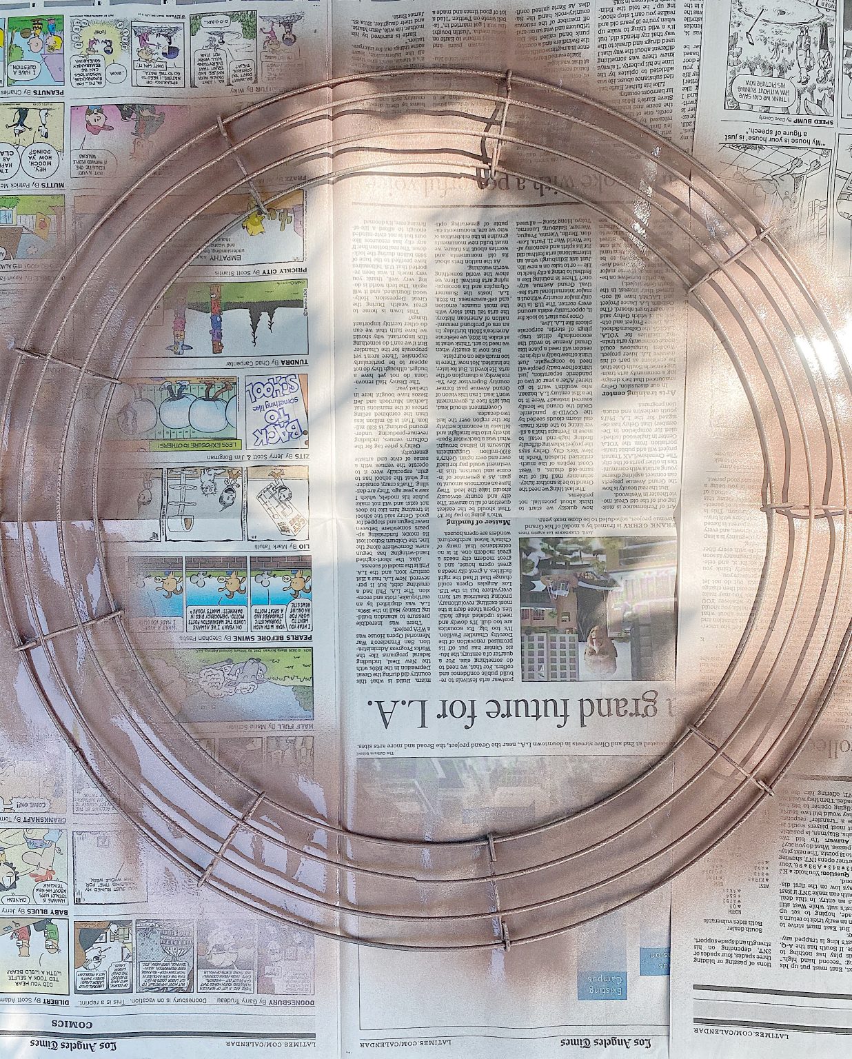 Painting the Metal Frame