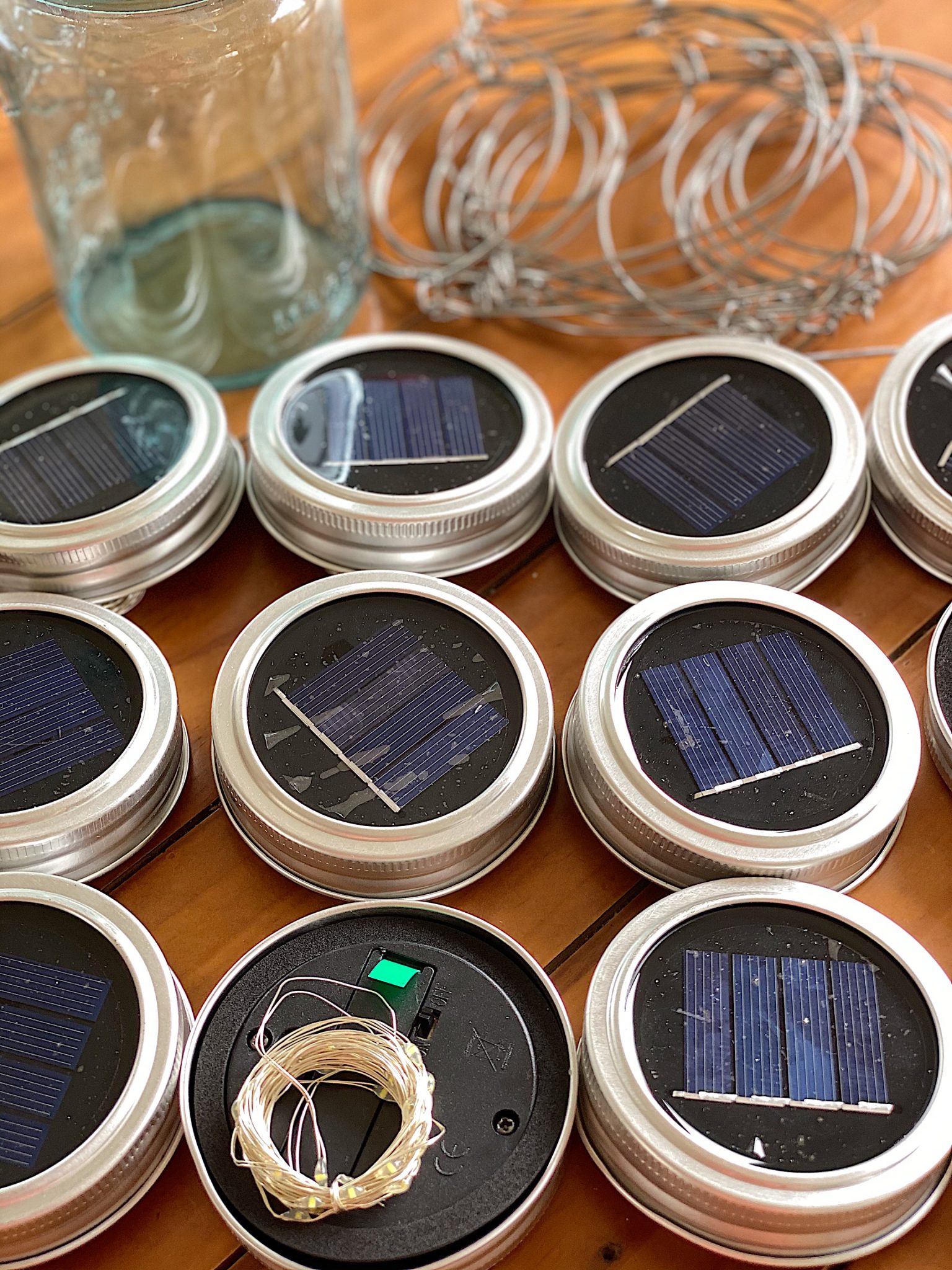 Solar Light Lids for Mason Jars