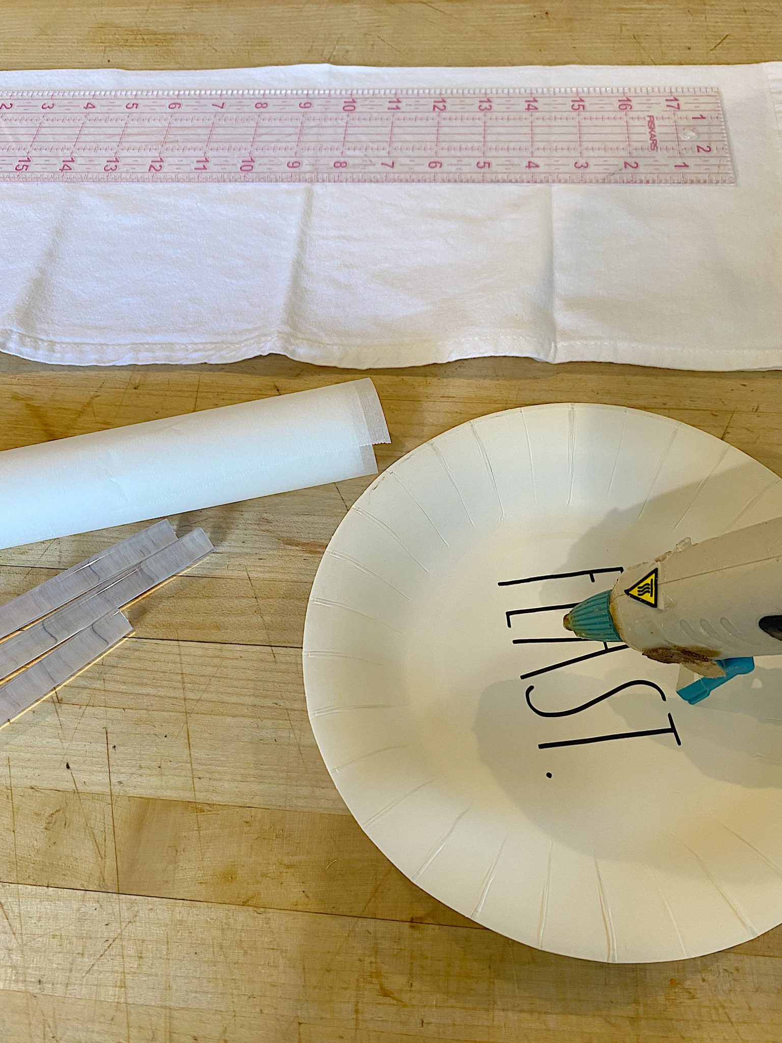 Stenciled Napkins Supply List