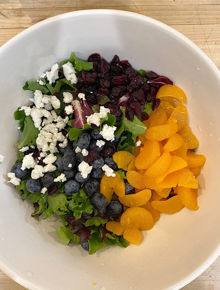 The Best Blueberry Summer Salad Recipe - MY 100 YEAR OLD HOME