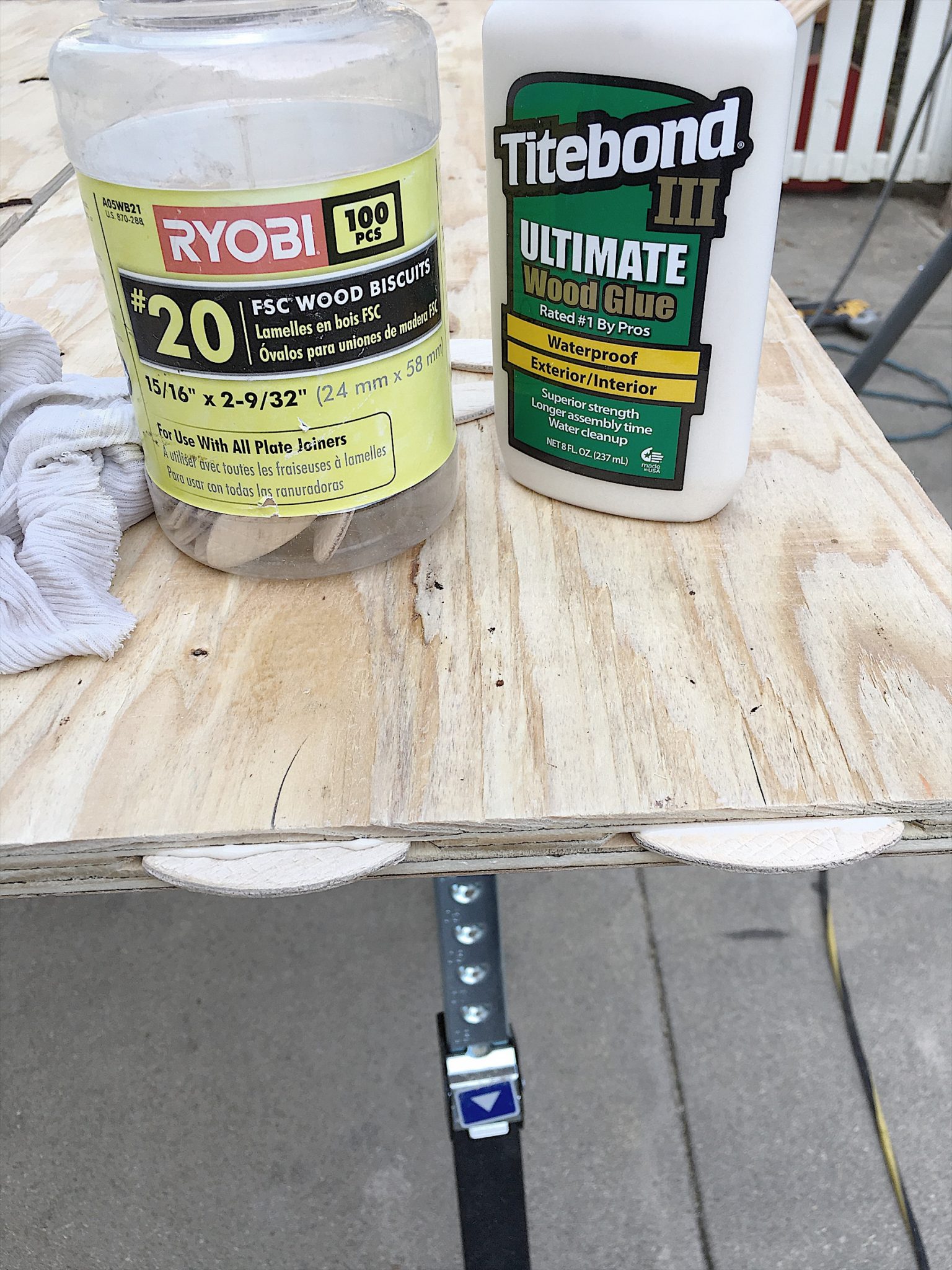 Tools to Add the Wood Biscuits