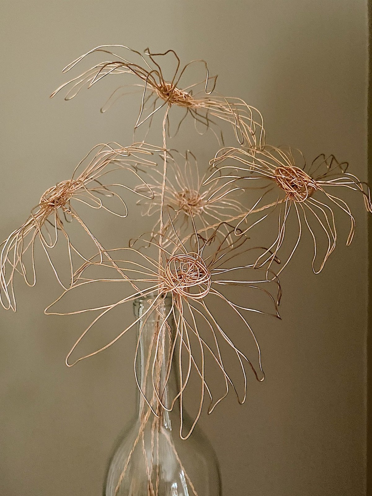 How to Make Wire Flowers DIY MY 100 YEAR OLD HOME