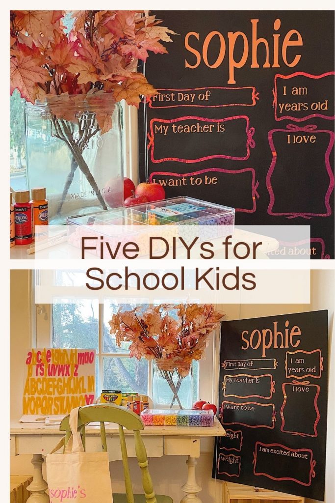 Five Diy's for School Crafts