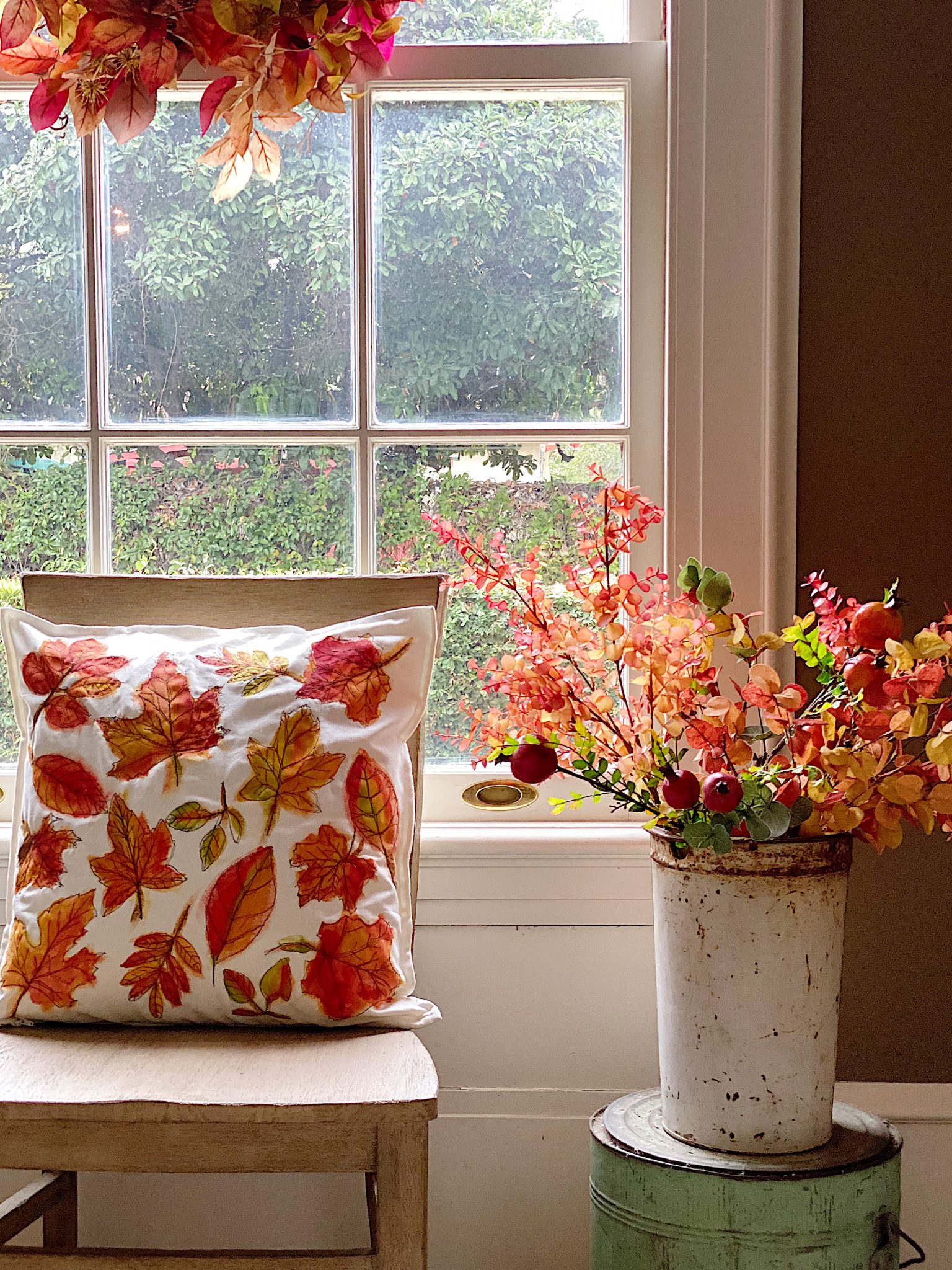 DIY Pillow for Fall
