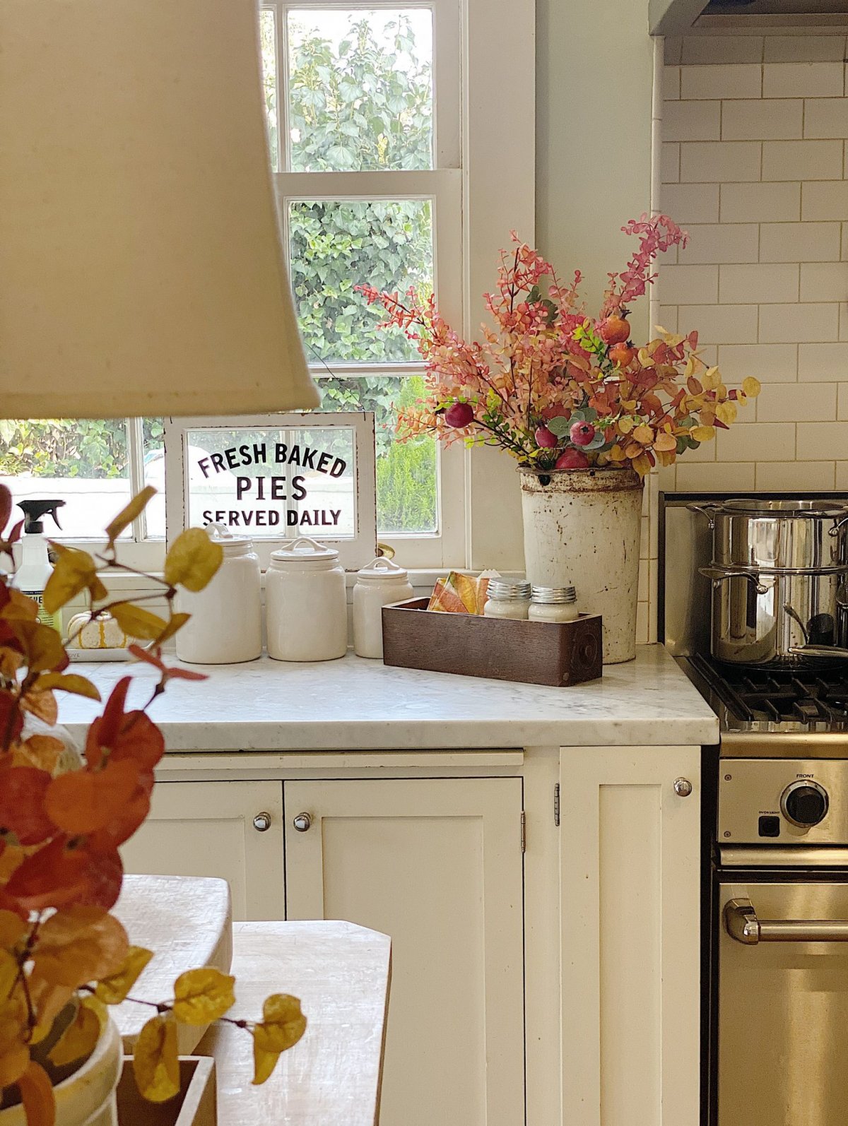 Ideas for Fall Cozy Kitchen Decorations - MY 100 YEAR OLD HOME