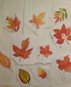 DIY Pillow Ideas - Painted Fall Pillows - MY 100 YEAR OLD HOME