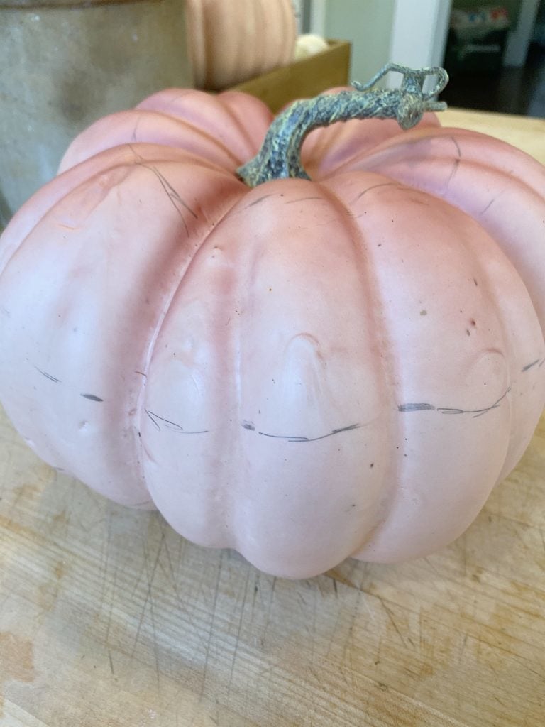 How to Make a Plaid Painted Pumpkin