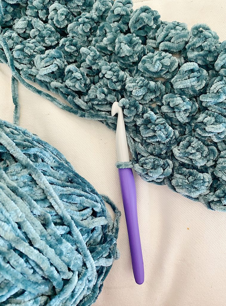 Learning How to Crochet the Bobble Stitch