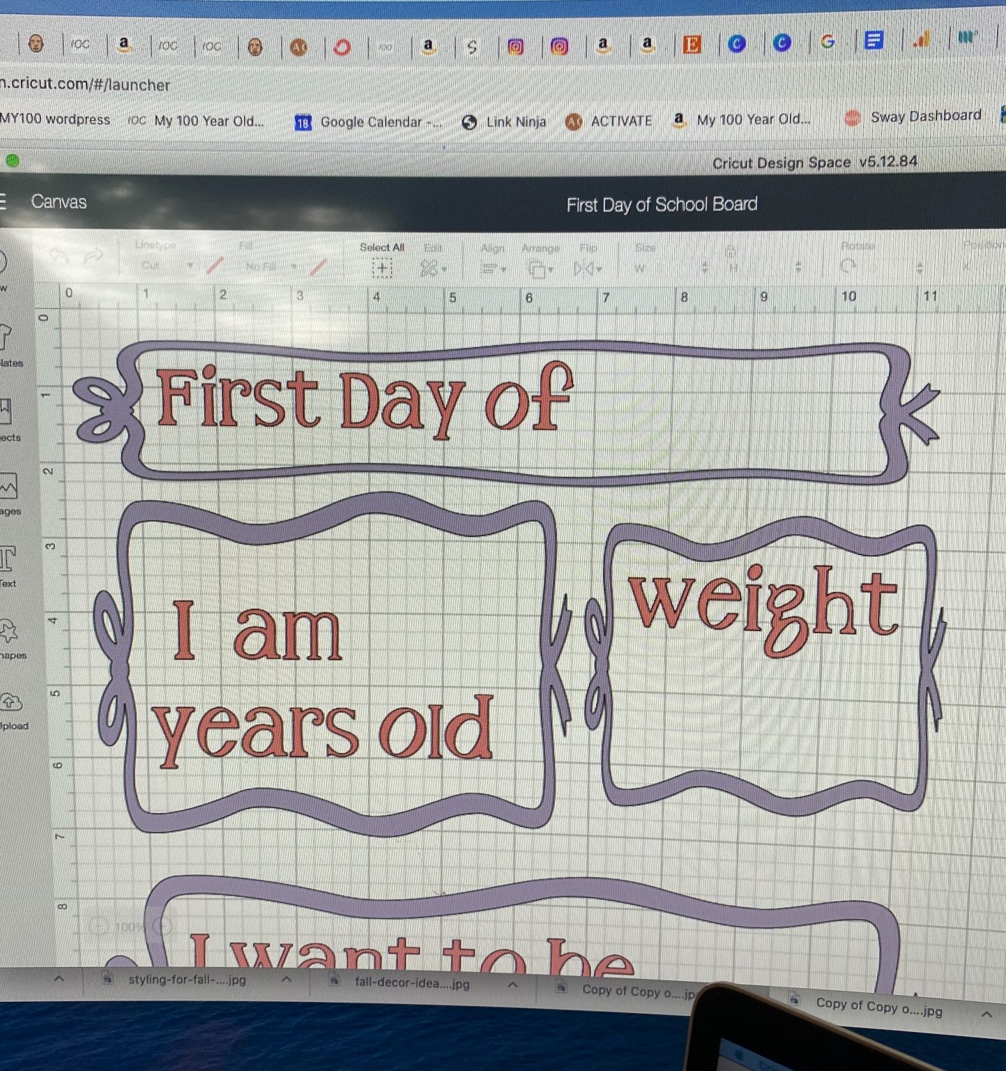 Cricut Vinyl for Chalkboard