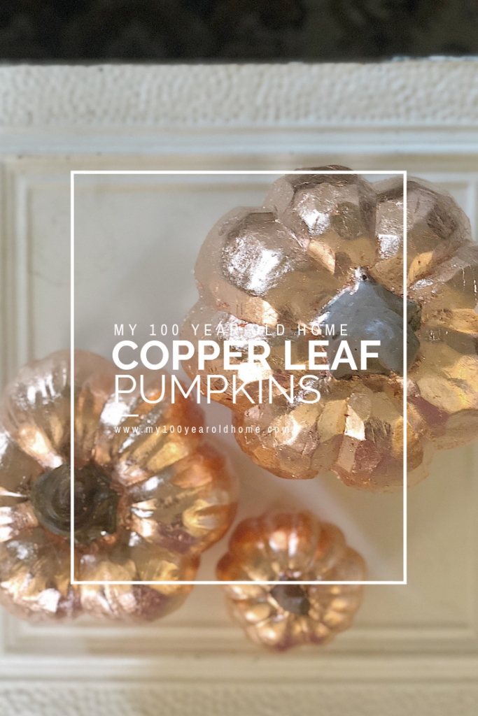 Copper Leaf Pumpkins