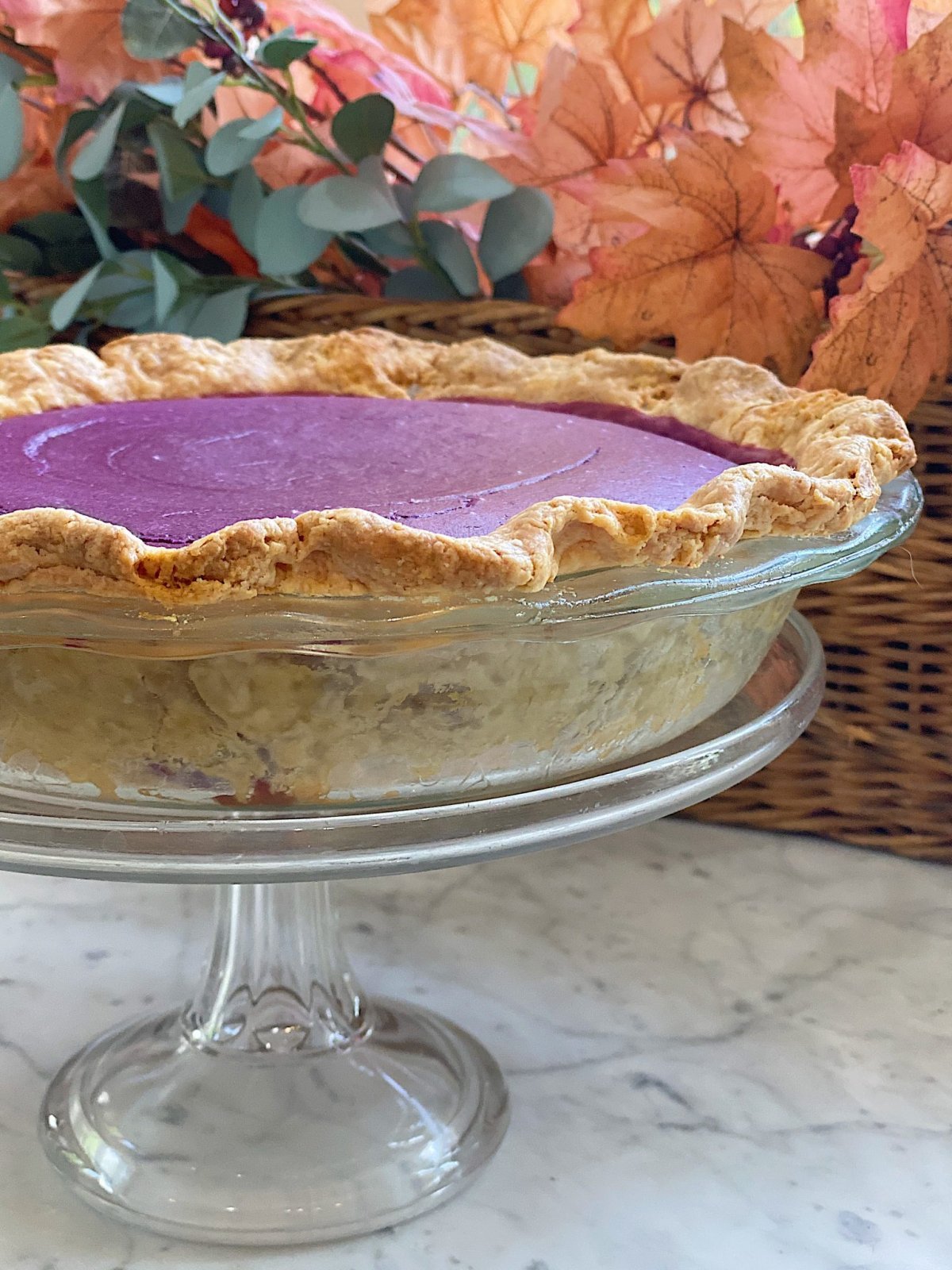 Purple Sweet Potato Pie Recipe - MY 100 YEAR OLD HOME
