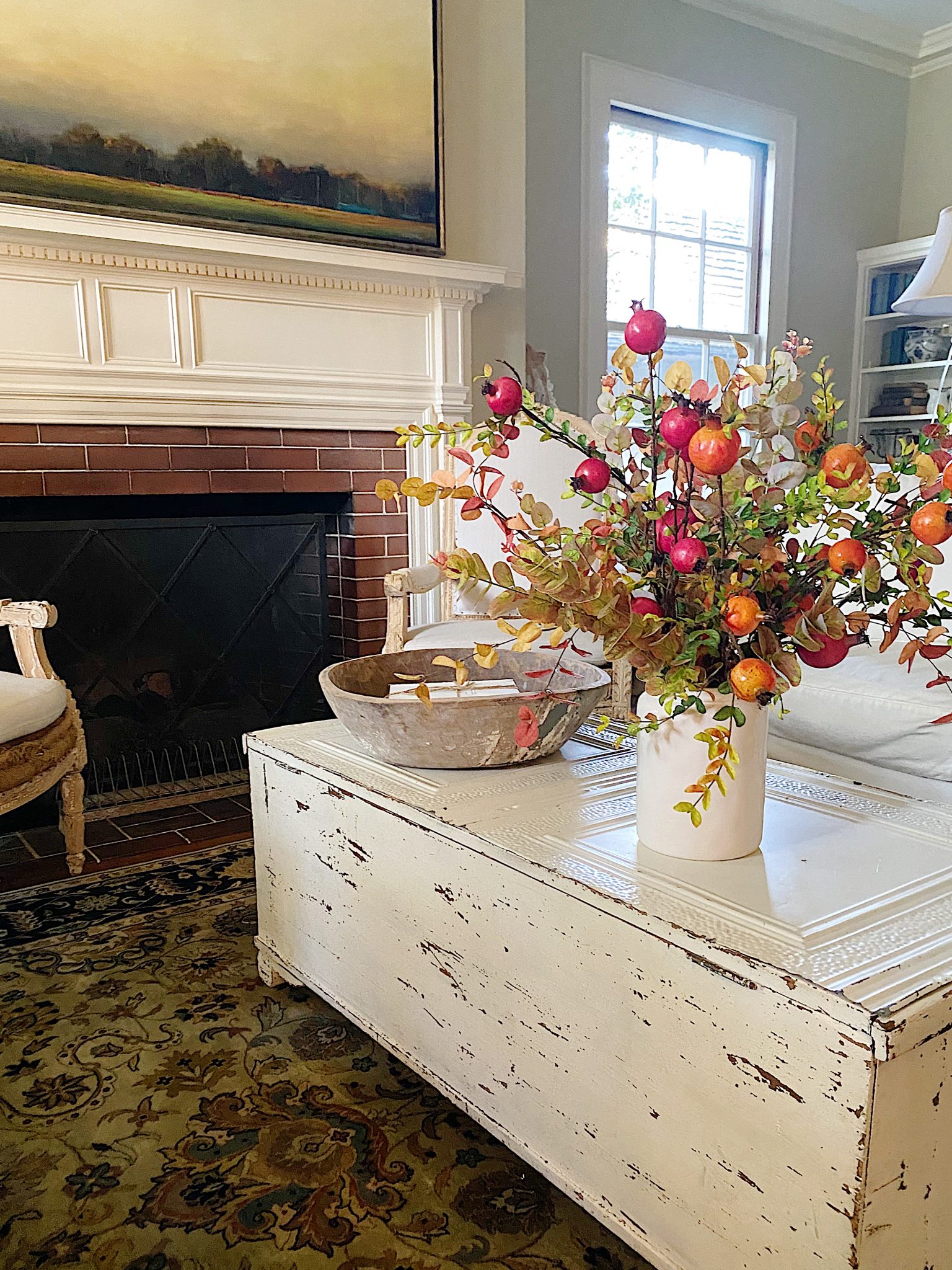 Fall Decor in the Living Room
