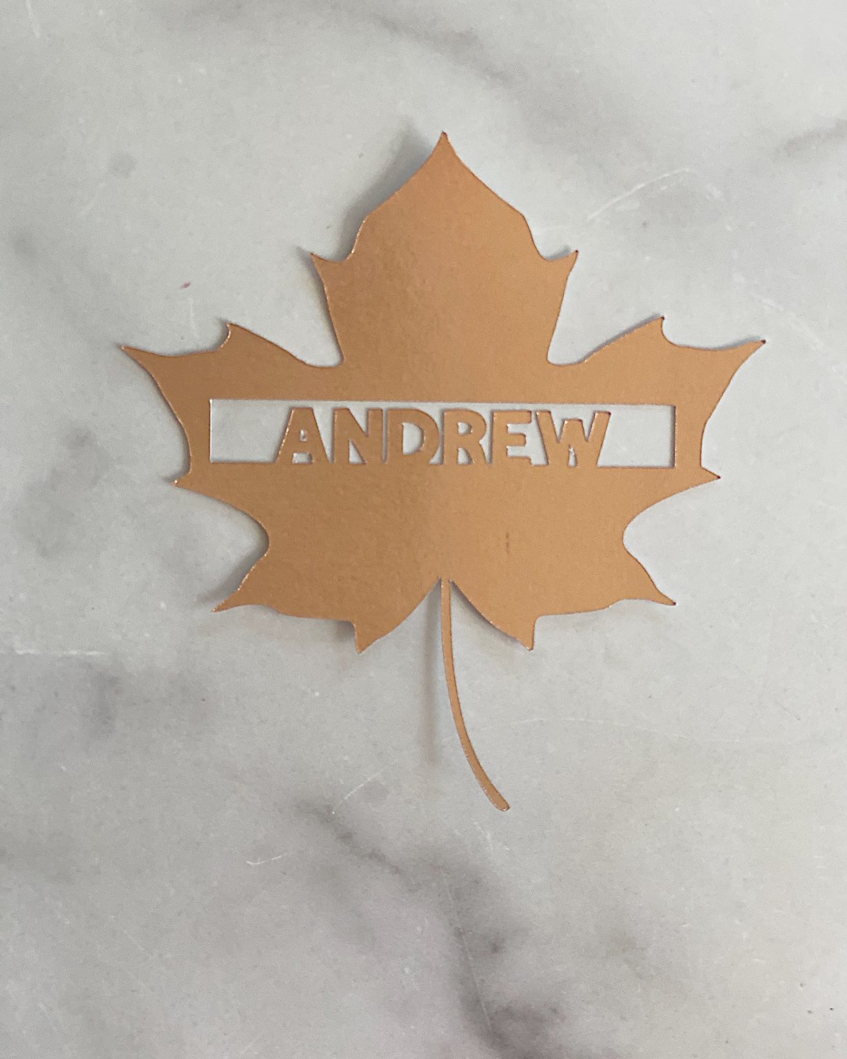 Leaf Place Card