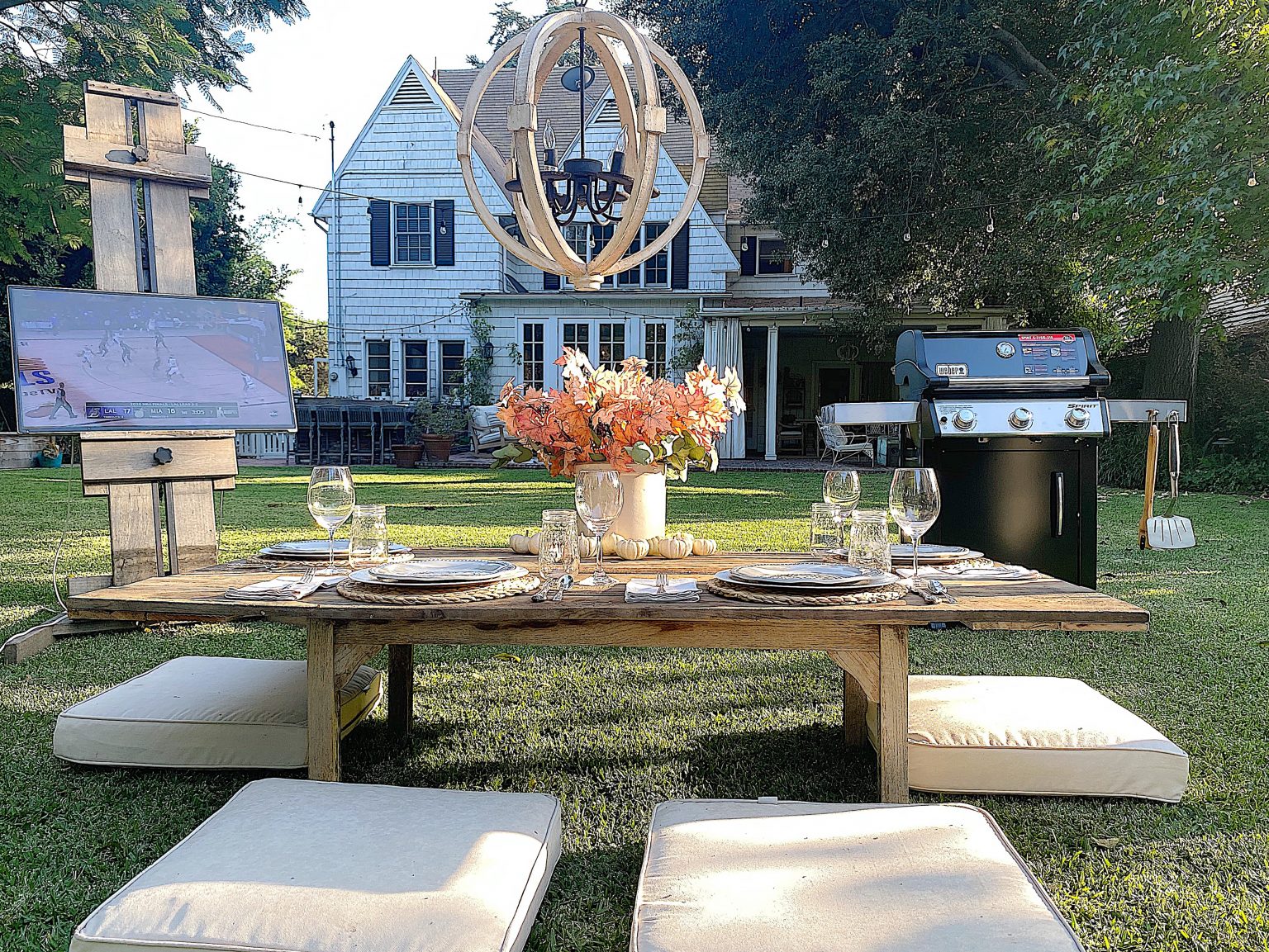 Backyard Tailgate Party