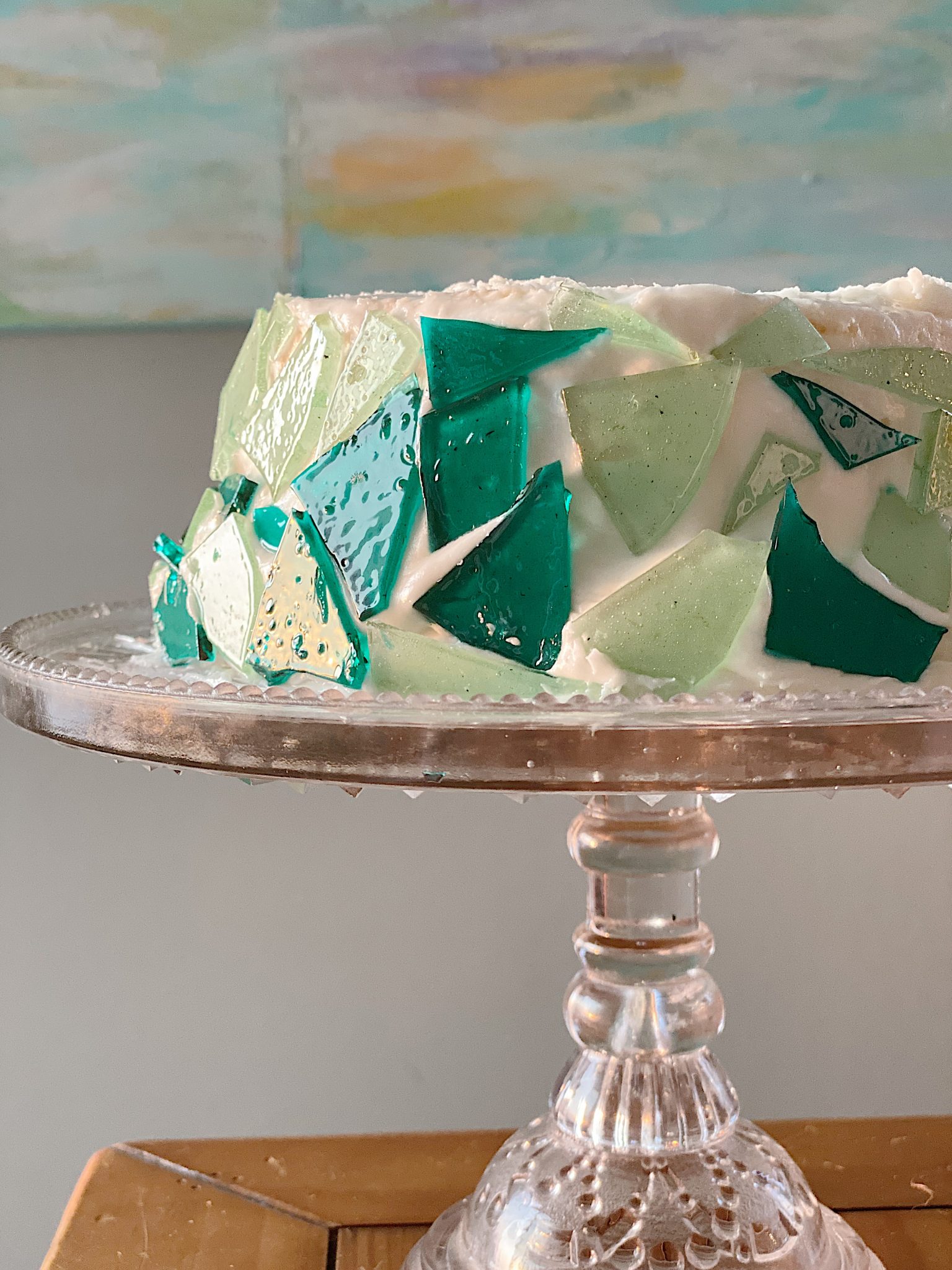 Sea Glass angel Food Cake Recipe