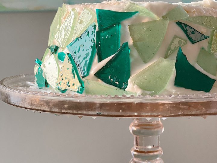 Vanilla green and blue marbled... - Royalty Delicious Treats | Facebook