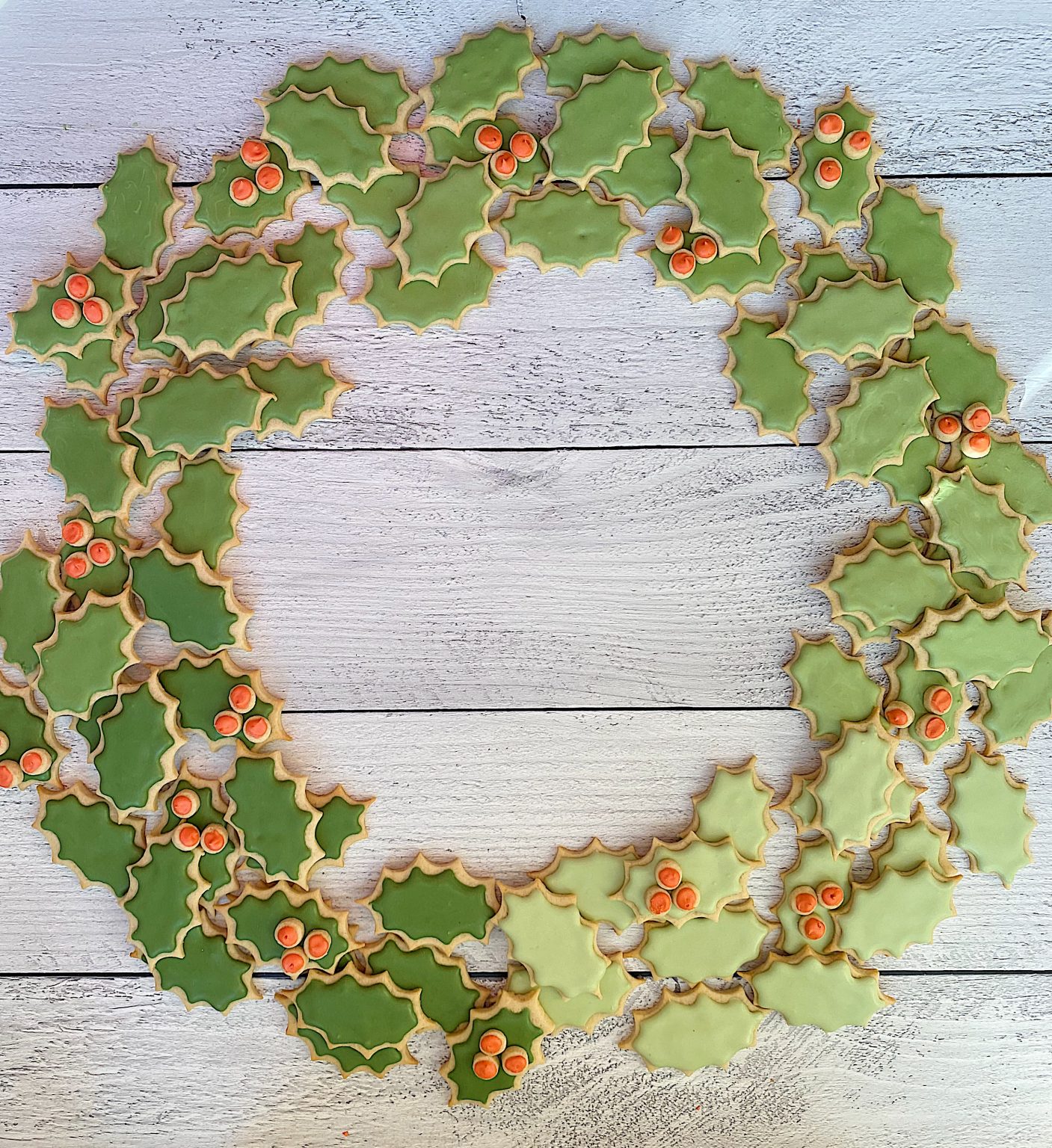 Christmas Cookie Wreath 13