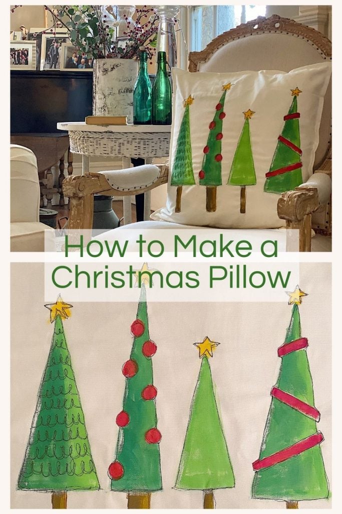 Christmas Pillow DIY