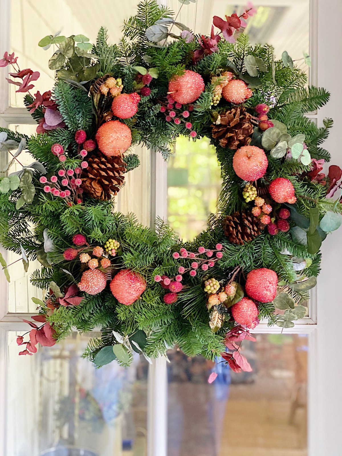 Diy Christmas Wreath My 100 Year Old Home