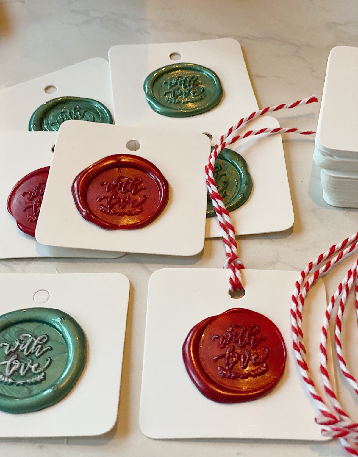 Gift Tags with Wax Seal