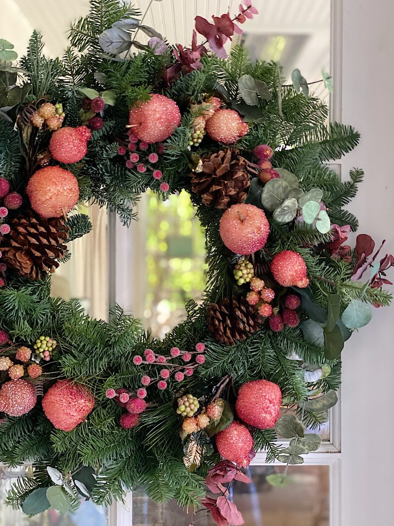 Classic Christmas Wreath Christmas Wreath For Door or For Fireplace Fancy Christmas Wreath Santa Christmas Wreath