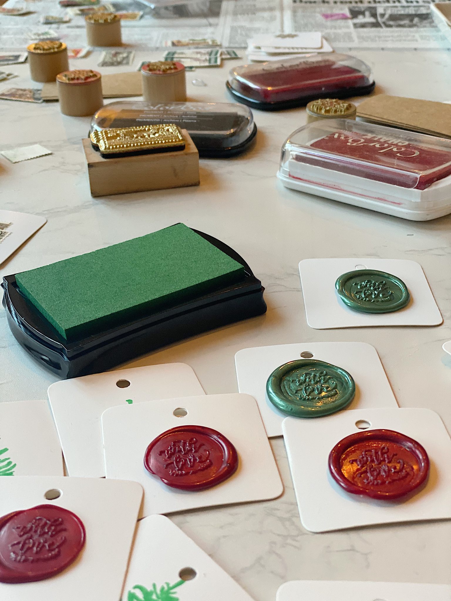 Making Christmas Gift TagsMaking Christmas Gift Tags