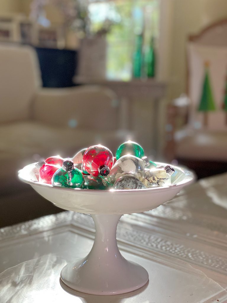Mercury Glass Christmas Ornaments Handmade