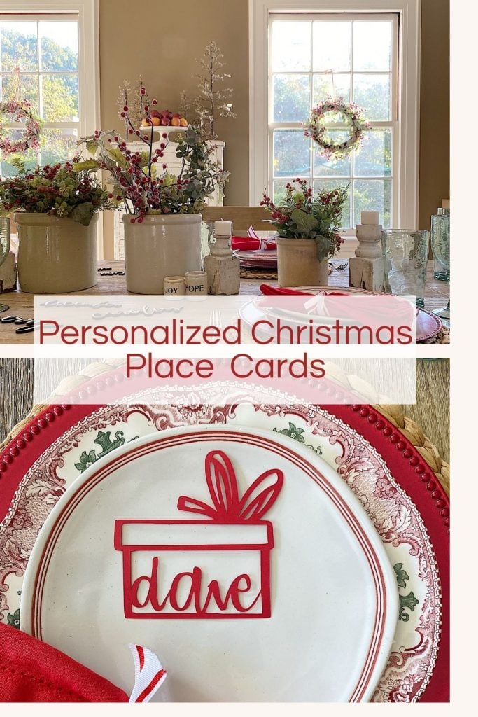 Personalized Christmas Place Cards