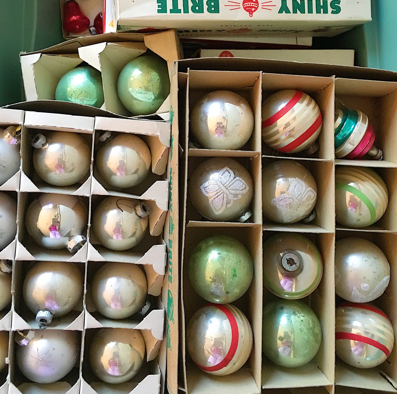 Shiny Brite Ornaments