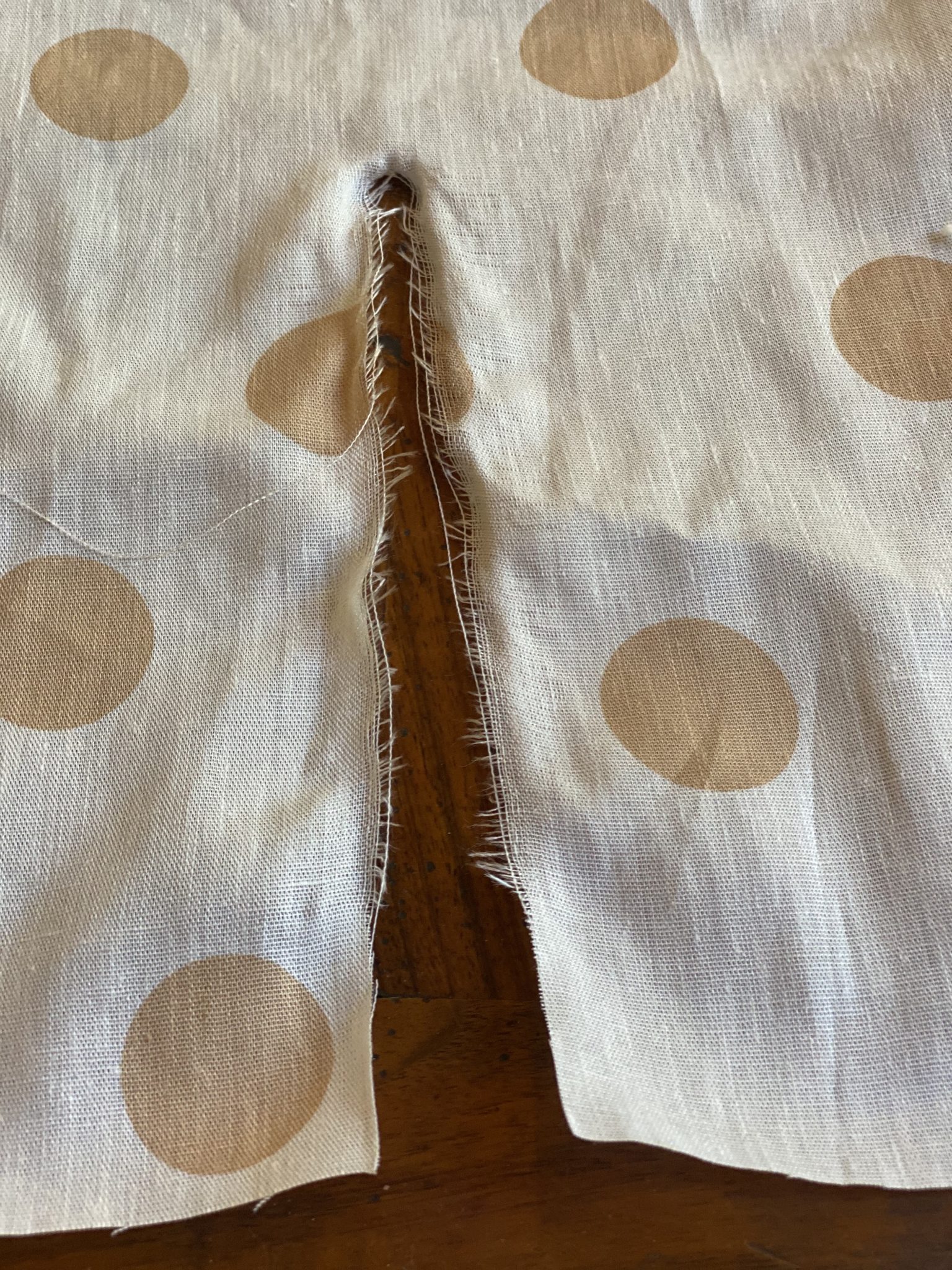 Tearing fabric