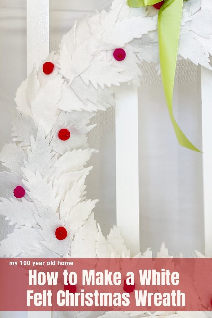How to Make a Felt Christmas Wreath