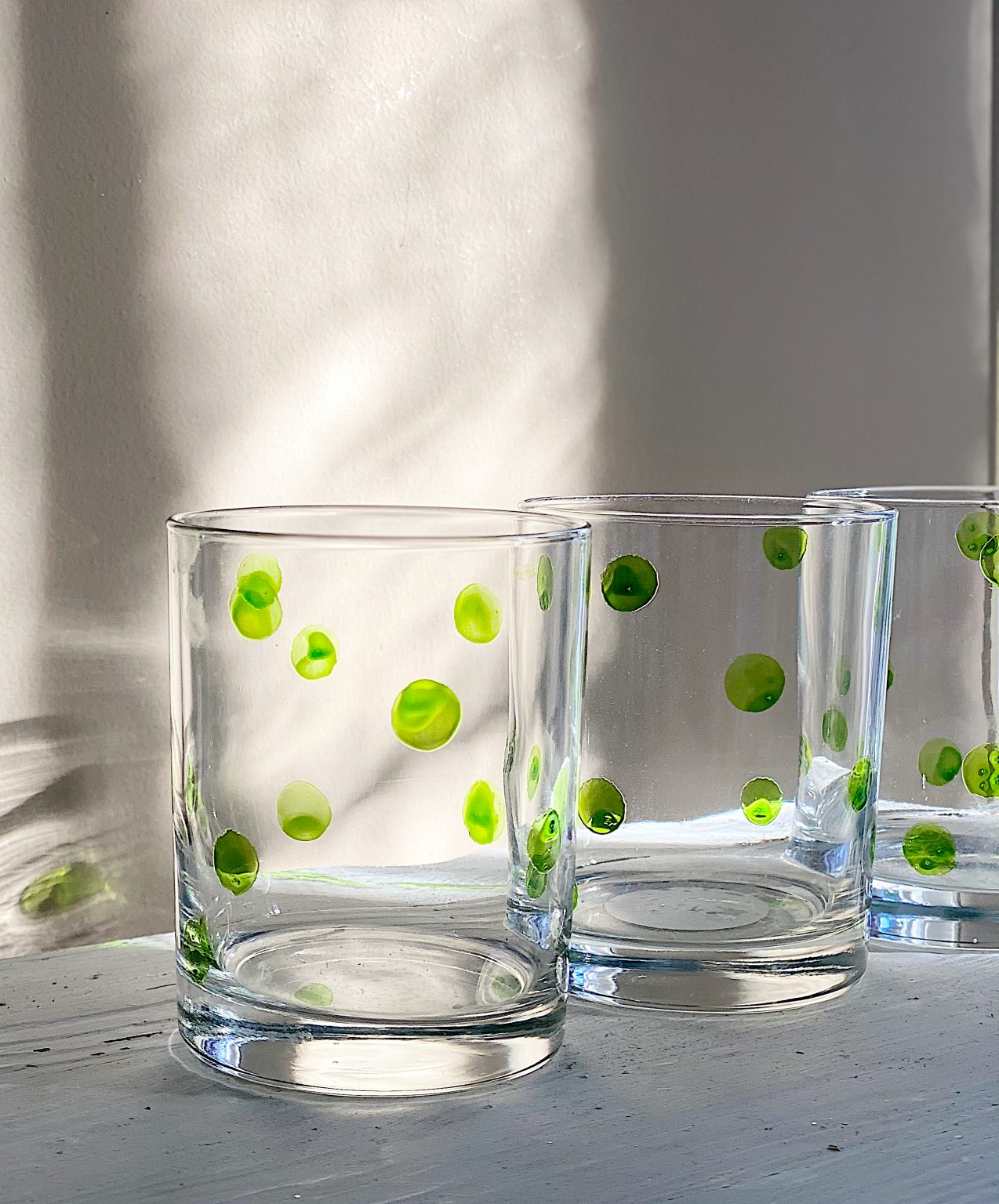 Painted Polka Dot glasses