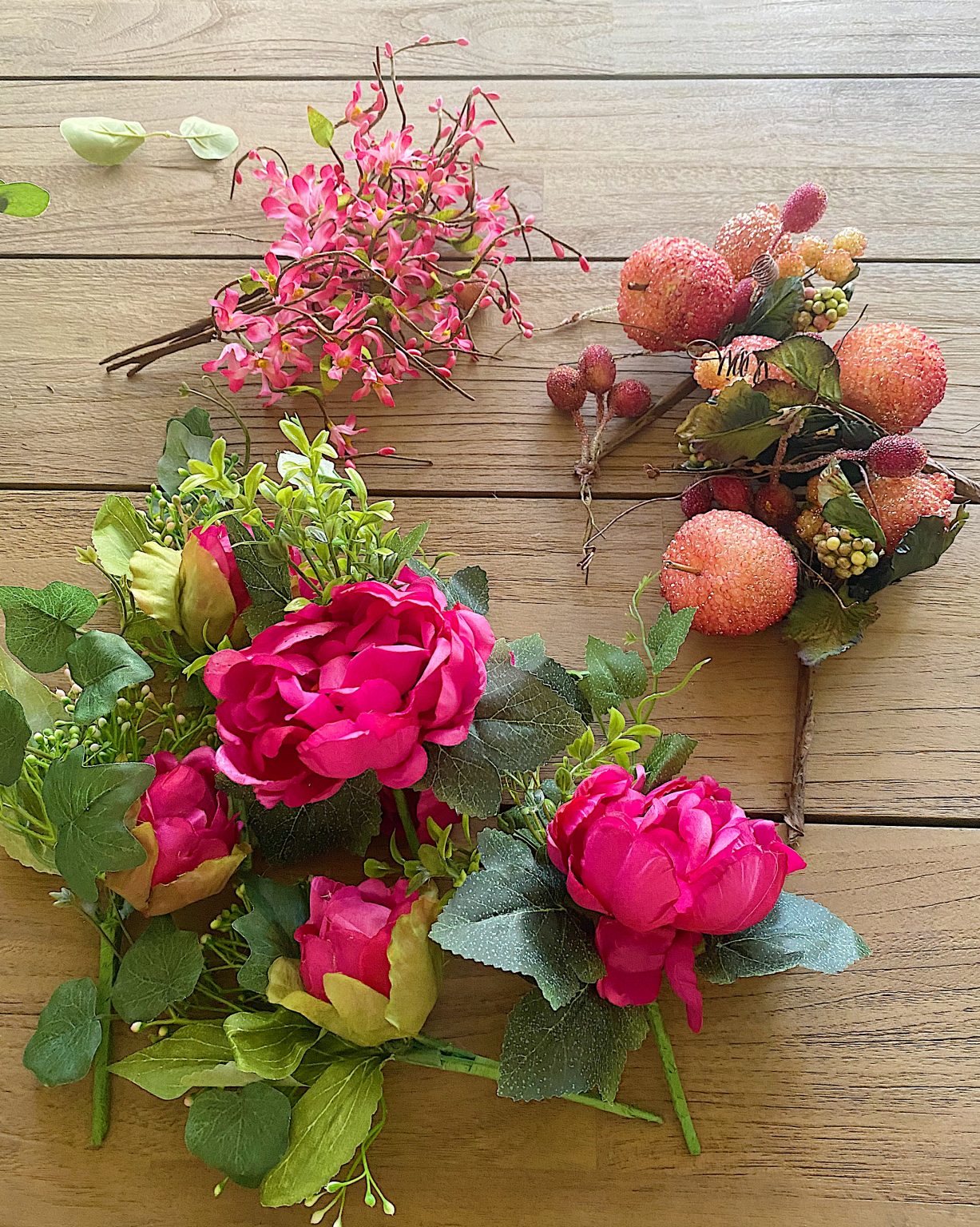 DIY Front Porch Wreath Floral