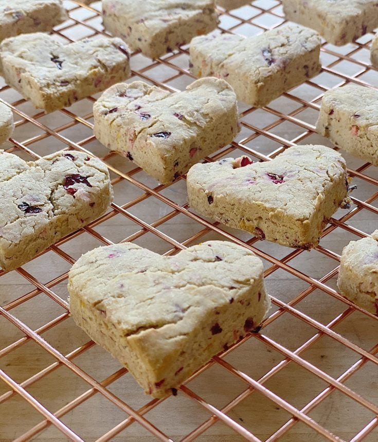 I had fun today converting one of my favorite recipes to gluten free. I am thrilled to share my Gluten Free Cranberry Orange Scones recipe.