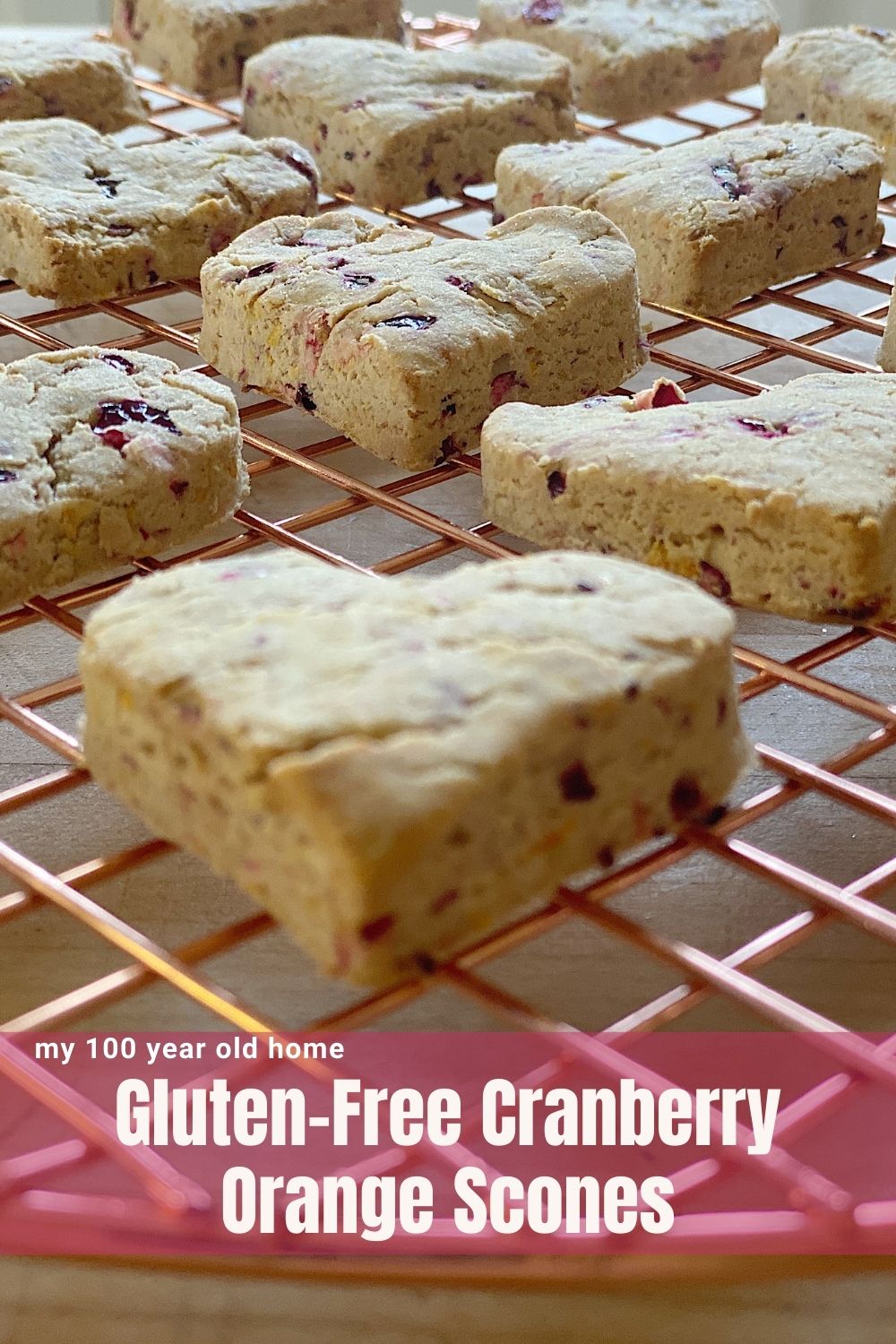 Gluten-Free Cranberry Orange Scones