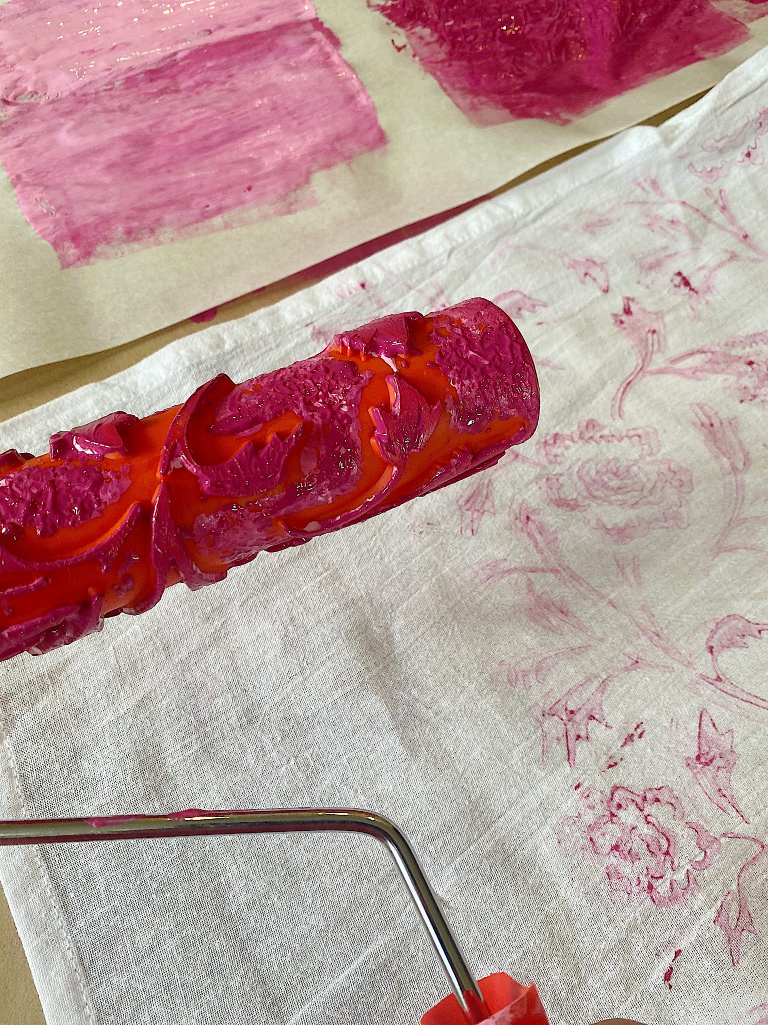Paint on the Paint Roller