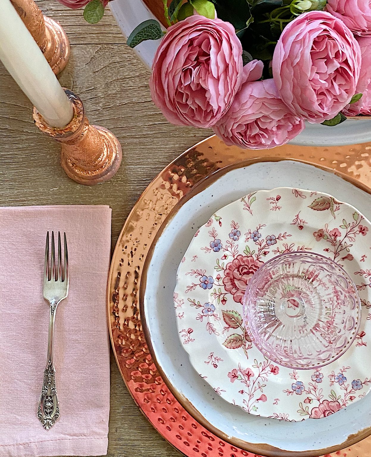 Rose Gold Candlestick Holders DIY 2