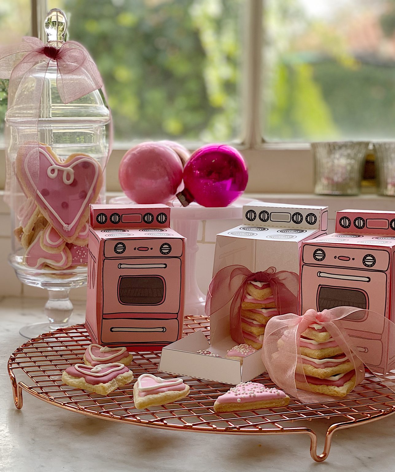 Valentine's Day Cookie Boxes