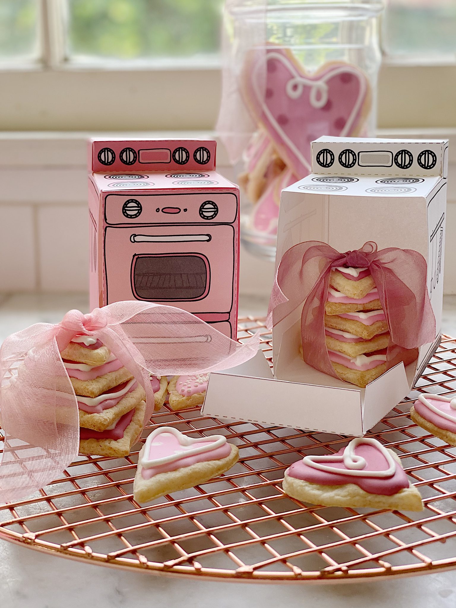 Valentine's Day Cookie Boxes