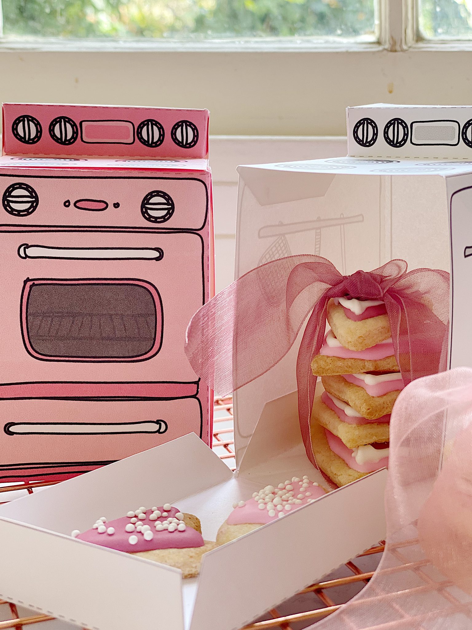 Valentine's Day Cookie Boxes