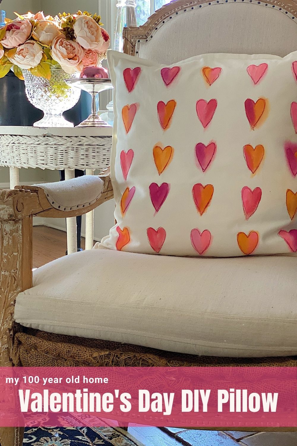 I have always known that I would be making a heart pillow for this year's Valentine's Day Decor. I love this one!
