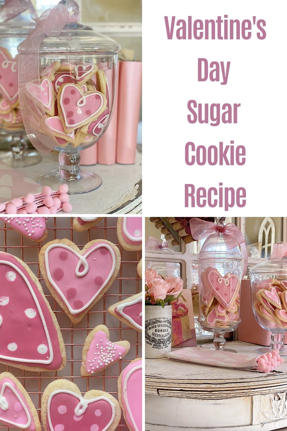 Easy Decorated Valentine Cookies - The Café Sucre Farine