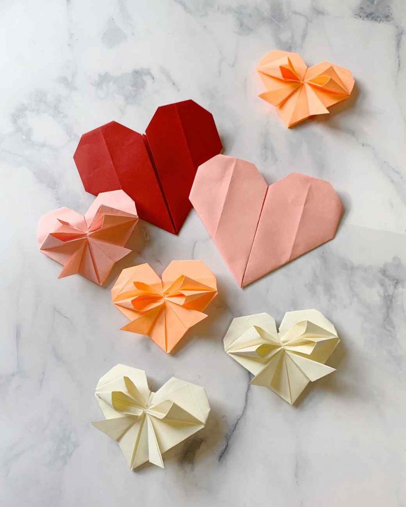 origami-hearts