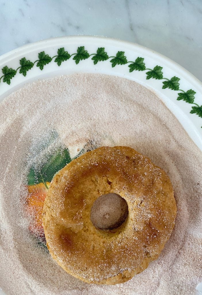 Air Fryer Donuts Recipe with Cinnamon Sugar