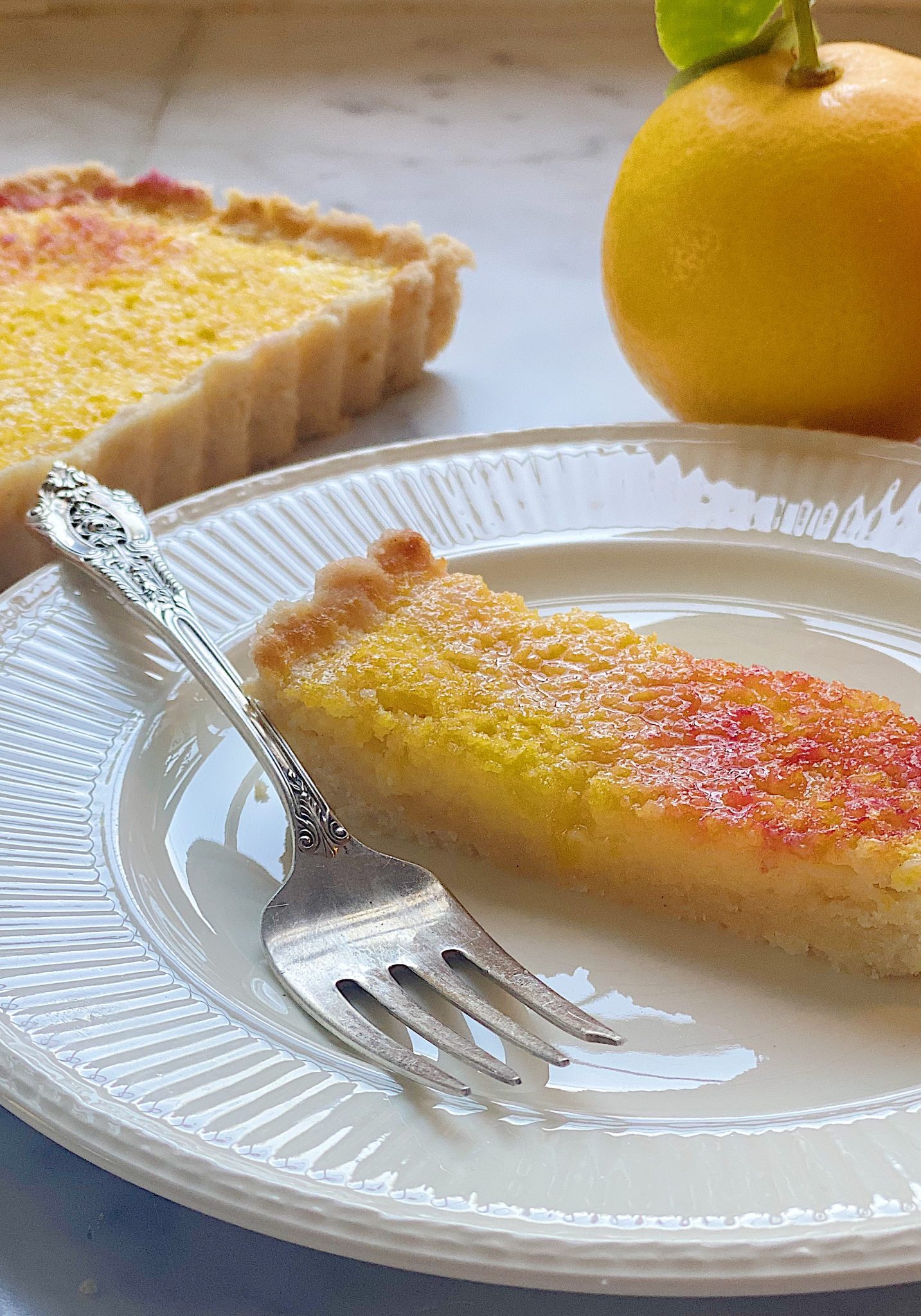 Citrus Stained Lemon Tart Recipe